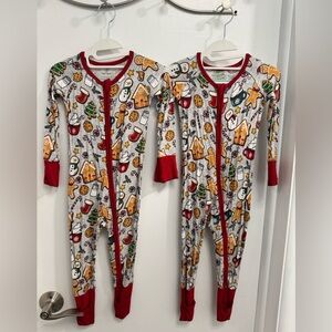 *2 LEFT* Little Sleepies Christmas Cookies Zippies